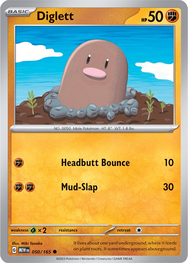 [PKM-C] Diglett (050/165) [Scarlet & Violet: 151]