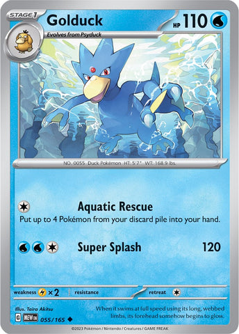 [PKM-C] Golduck (055/165) [Scarlet & Violet: 151]