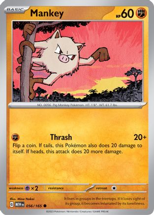 [PKM] Mankey (056/165) [Scarlet & Violet: 151]