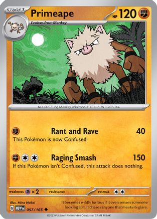 [PKM] Primeape (057/165) [Scarlet & Violet: 151]