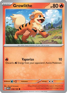 [PKM] Growlithe (058/165) [Scarlet & Violet: 151]