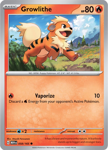 [PKM-C] Growlithe (058/165) [Scarlet & Violet: 151]