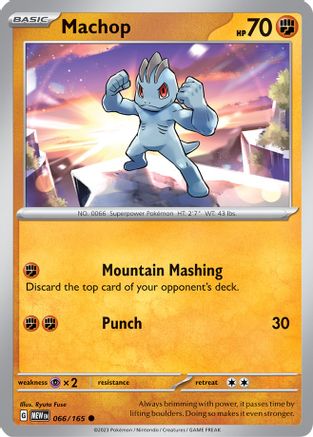 [PKM] Machop (066/165) [Scarlet & Violet: 151]