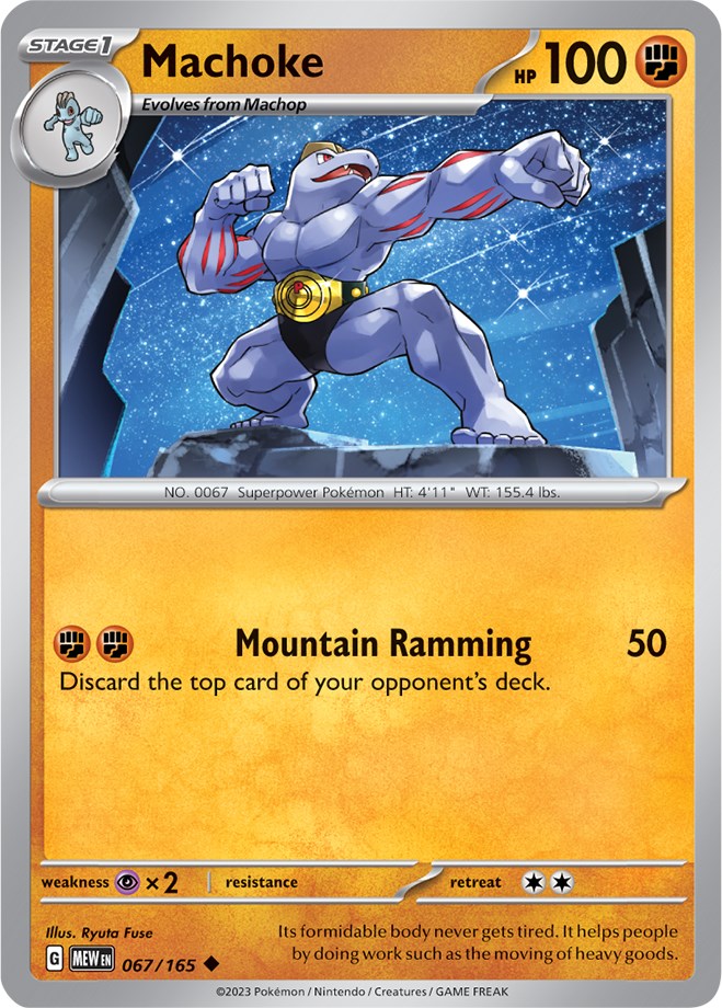 [PKM-C] Machoke (067/165) [Scarlet & Violet: 151]