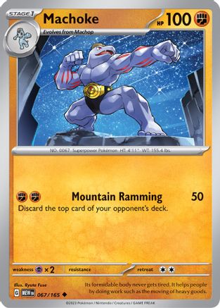 [PKM] Machoke (067/165) [Scarlet & Violet: 151]
