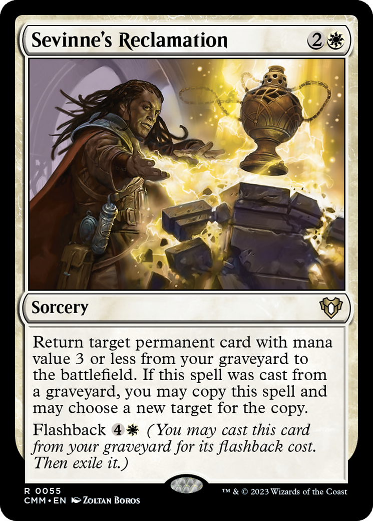 {R} Sevinne's Reclamation [Commander Masters][CMM 055]