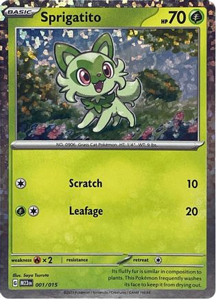 [PKM-R] Sprigatito (001/015) [McDonald's Promos: 2023 Collection]