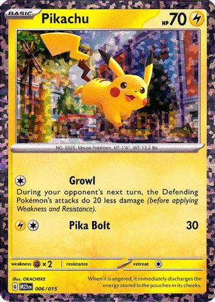 [PKM] Pikachu (006/015) [McDonald's Promos: 2023 Collection]