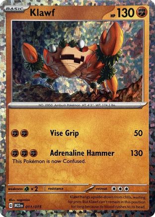 [PKM-R] Klawf (011/015) [McDonald's Promos: 2023 Collection]