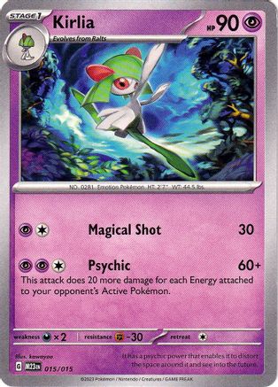 [PKM-R] Kirlia (015/015) [McDonald's Promos: 2023 Collection]