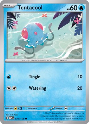 [PKM] Tentacool (072/165) [Scarlet & Violet: 151]