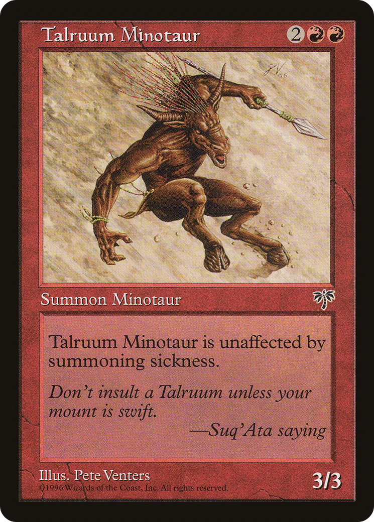 {C} Talruum Minotaur [Mirage][MIR 196]