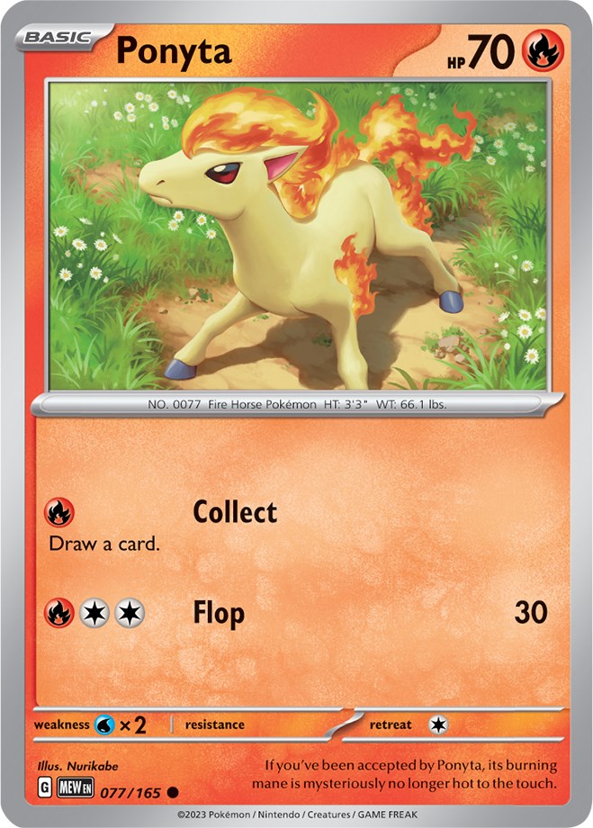[PKM-C] Ponyta (077/165) [Scarlet & Violet: 151]
