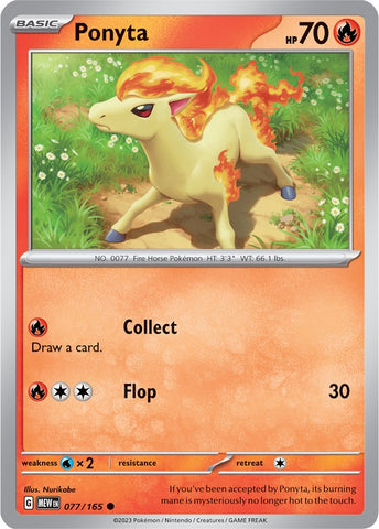 [PKM-C] Ponyta (077/165) [Scarlet & Violet: 151]
