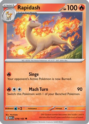 [PKM] Rapidash (078/165) [Scarlet & Violet: 151]