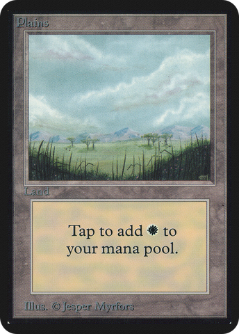 {B}[LEA 287] Plains (287) [Alpha Edition]