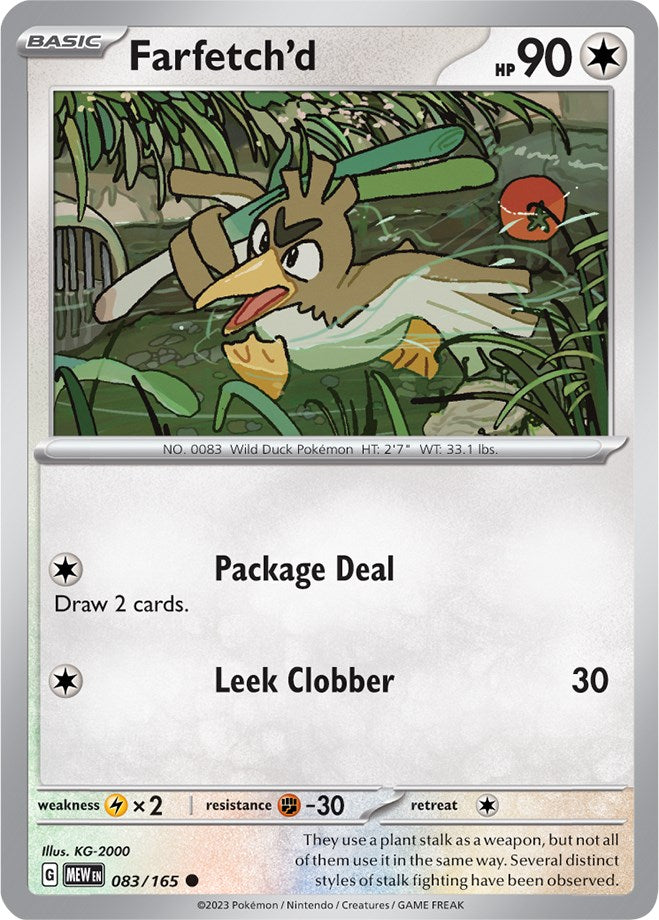 [PKM-C] Farfetch'd (083/165) [Scarlet & Violet: 151]