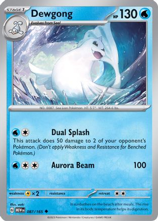 [PKM-C] Dewgong (087/165) [Scarlet & Violet: 151]
