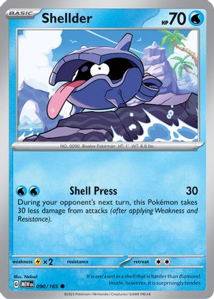 [PKM] Shellder (090/165) [Scarlet & Violet: 151]