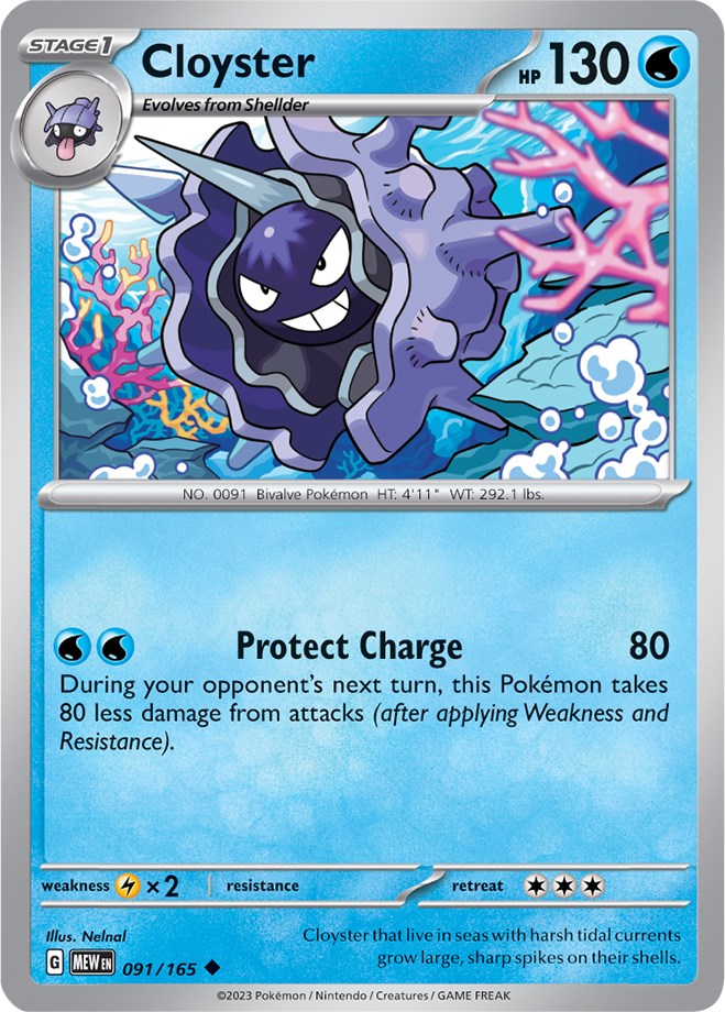 [PKM-C] Cloyster (091/165) [Scarlet & Violet: 151]