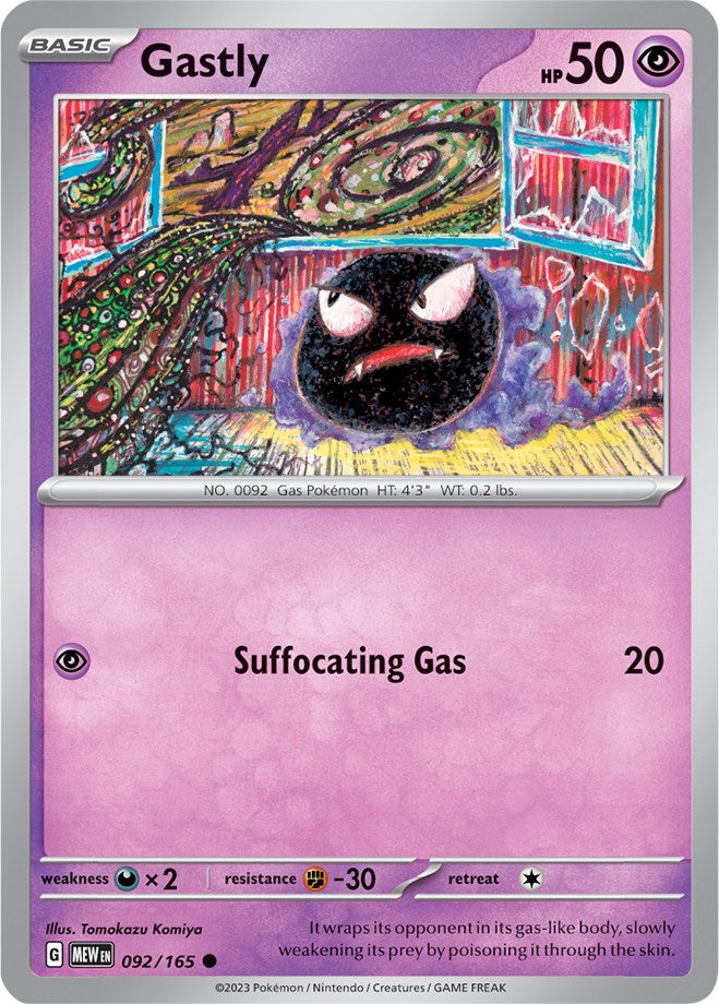 [PKM-C] Gastly (092/165) [Scarlet & Violet: 151]