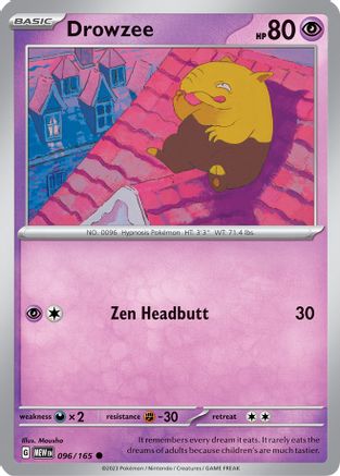 [PKM] Drowzee (096/165) [Scarlet & Violet: 151]