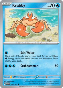 [PKM] Krabby (098/165) [Scarlet & Violet: 151]