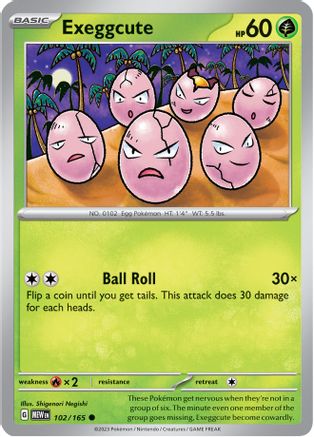 [PKM] Exeggcute (102/165) [Scarlet & Violet: 151]