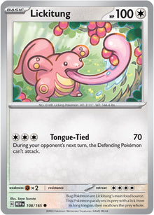 [PKM-C] Lickitung (108/165) [Scarlet & Violet: 151]