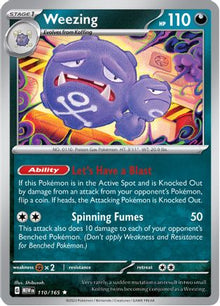[PKM] Weezing (110/165) [Scarlet & Violet: 151]