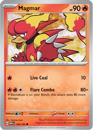 [PKM] Magmar (126/165) [Scarlet & Violet: 151]