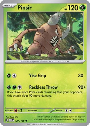 [PKM-C] Pinsir (127/165) [Scarlet & Violet: 151]