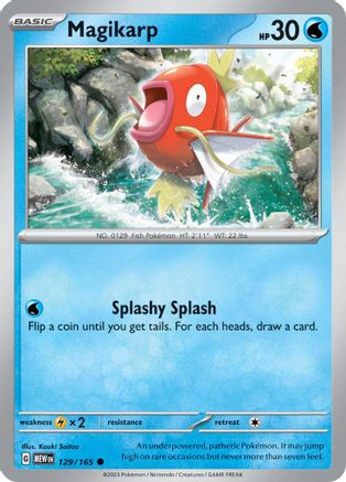 [PKM] Magikarp (129/165) [Scarlet & Violet: 151]