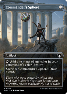 {C} Commander's Sphere (Borderless Alternate Art) [Commander Masters][CMM 655]