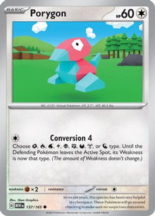 [PKM] Porygon (137/165) [Scarlet & Violet: 151]