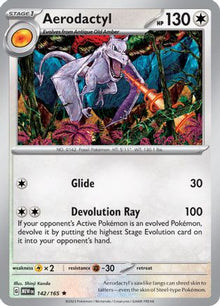 [PKM] Aerodactyl (142/165) [Scarlet & Violet: 151]
