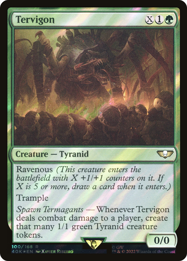 {R} Tervigon (Surge Foil) [Universes Beyond: Warhammer 40,000][SF 40K 100]
