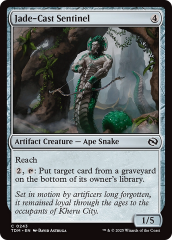 {@C} Jade-Cast Sentinel [Tarkir: Dragonstorm][TDM 243]