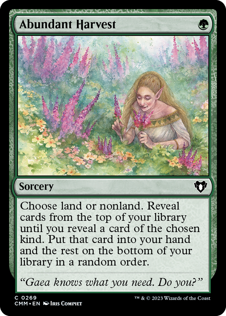 {C} Abundant Harvest [Commander Masters][CMM 269]