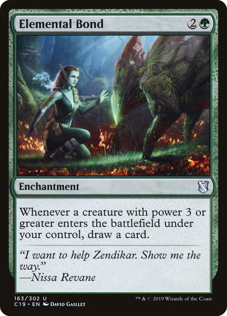 {C} Elemental Bond [Commander 2019][C19 163]