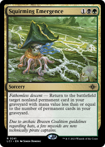 {@R} Squirming Emergence (Promo Pack) [The Lost Caverns of Ixalan Promos][PP LCI 241]