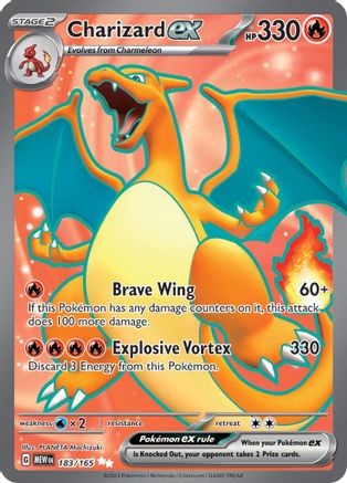 [PKM-R] Charizard ex (183/165) [Scarlet & Violet: 151]