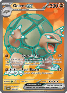 [PKM] Golem ex (189/165) [Scarlet & Violet: 151]