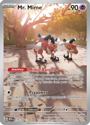 [PKM] Mr. Mime (179/165) [Scarlet & Violet: 151]