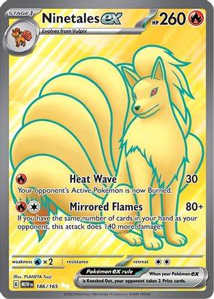 [PKM] Ninetales ex (186/165) [Scarlet & Violet: 151]