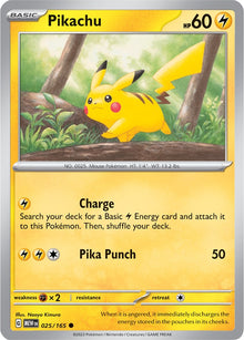 [PKM-C] Pikachu (025/165) [Scarlet & Violet: 151]