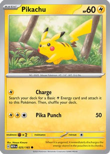 [PKM] Pikachu (025/165) [Scarlet & Violet: 151]