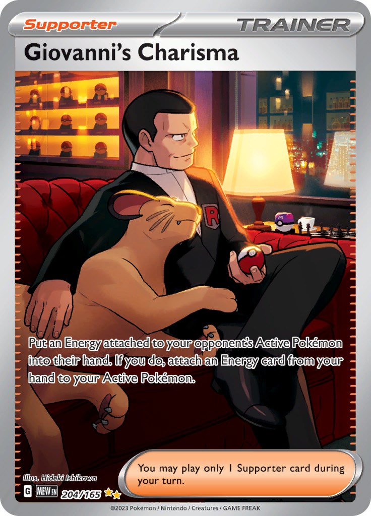 [TR] Giovanni's Charisma (204/165) [Scarlet & Violet: 151]