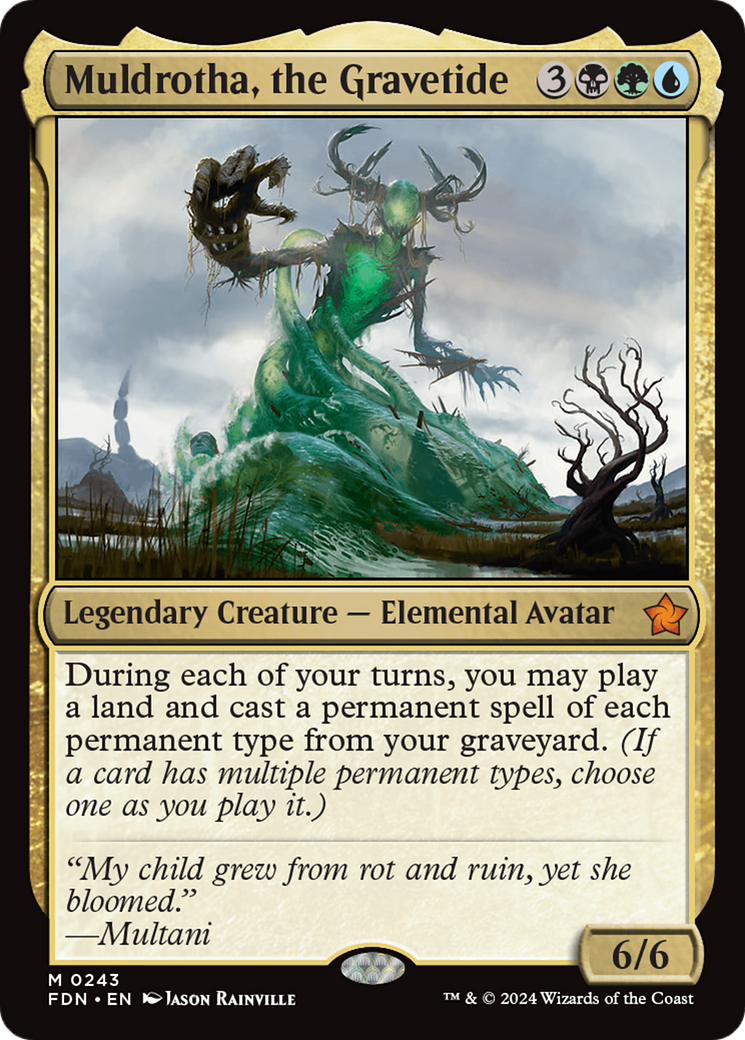 {@R} Muldrotha, the Gravetide [Foundations][FDN 243]