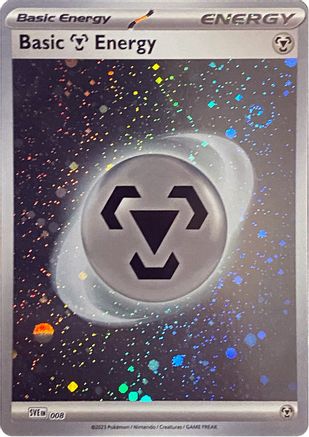 [PKM BE] Basic Metal Energy (Cosmos Holo) 8 - SV01 Scarlet & Violet Base Set Holofoil